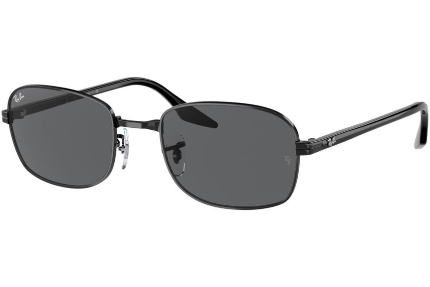 Sunčane naočale Ray-Ban RB3690 002/B1 Pravokutan Crni