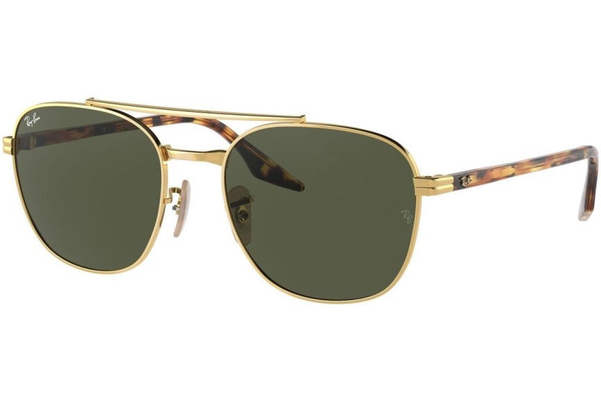 Sunčane naočale Ray-Ban RB3688 001/31 Kvadratni Zlatni