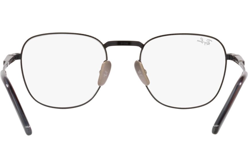 Naočale Ray-Ban Frank Titanium Titanium Collection RX8258V 1237 Kvadratni Crni