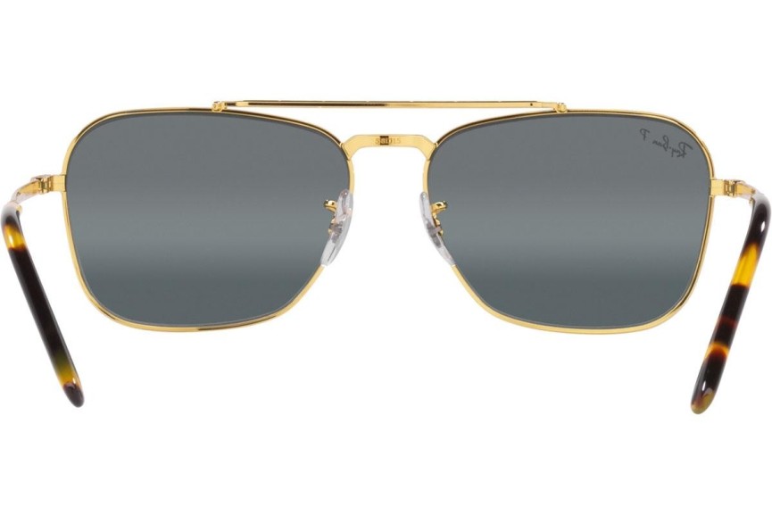 Sunčane naočale Ray-Ban New Caravan Chromance Collection RB3636 9196G6 Polarized Kvadratni Zlatni