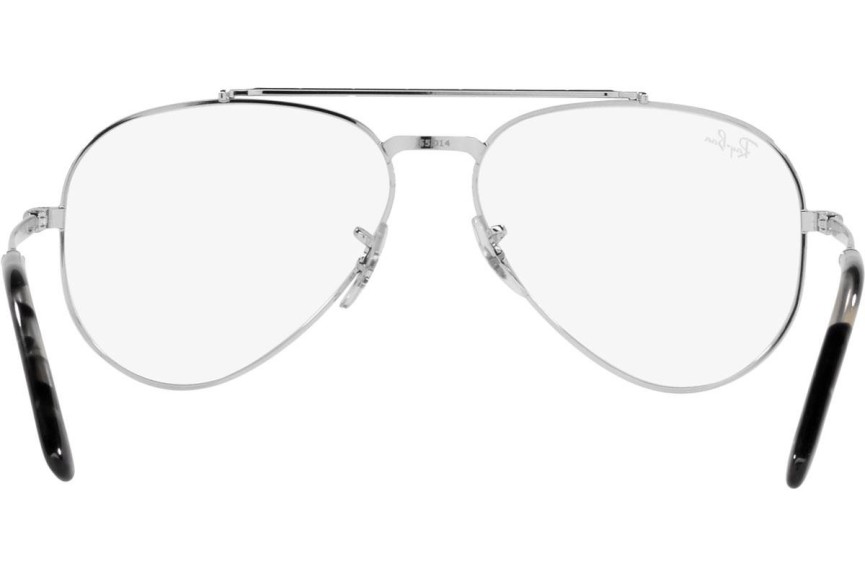 Naočale Ray-Ban New Aviator RX3625V 2501 Pilotski Srebrni