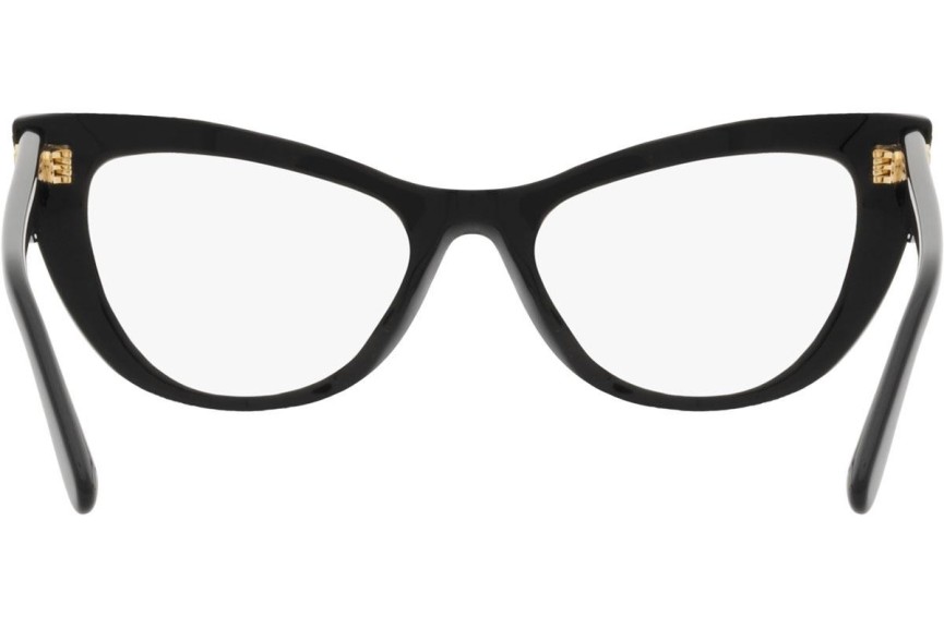 Naočale Dolce & Gabbana DG3354 501 Cat Eye Crni