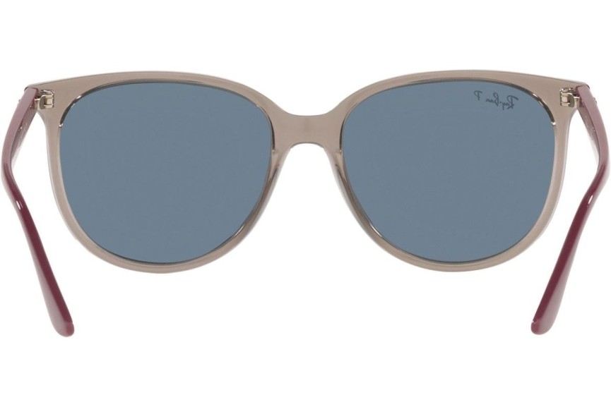 Sunčane naočale Ray-Ban RB4378 65722V Polarized Kvadratni Sivi