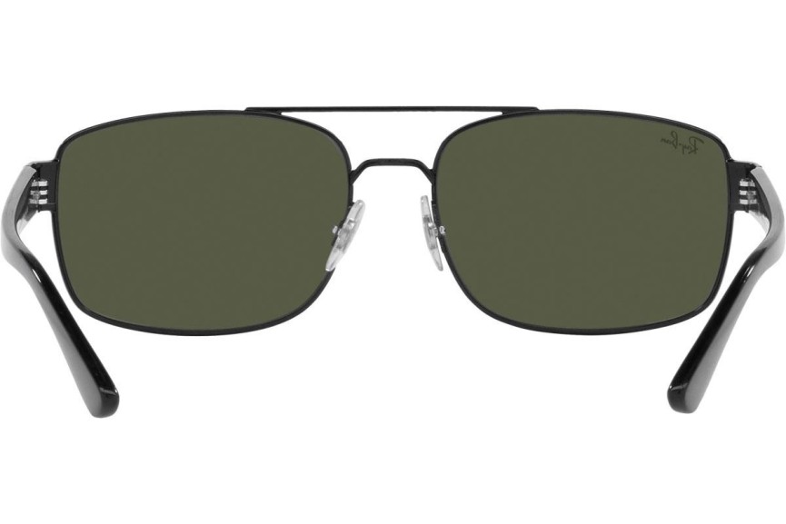 Sunčane naočale Ray-Ban RB3687 002/31 Pravokutan Crni