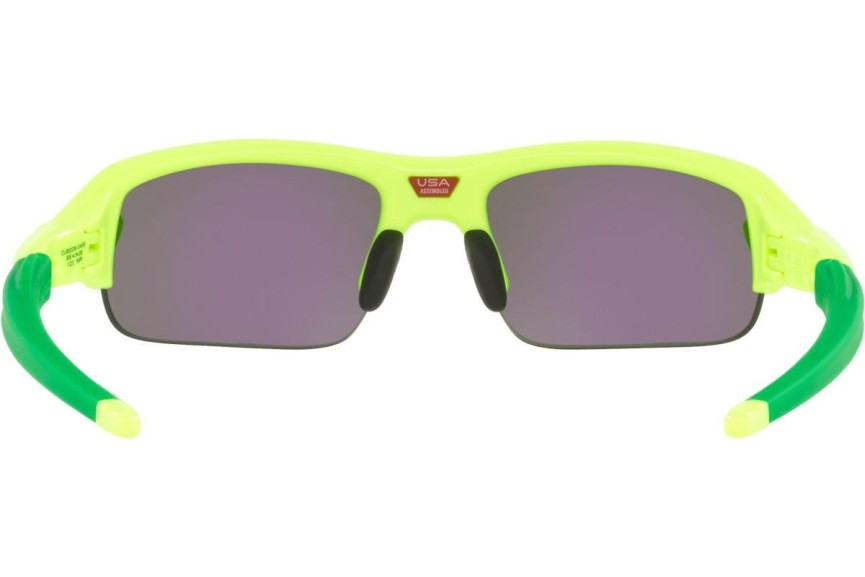 Sunčane naočale Oakley Flak XXS OJ9008-04 Pravokutan Zeleni