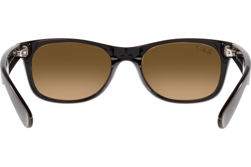 Sunčane naočale Ray-Ban New Wayfarer RB2132 6608M2 Polarized Kvadratni Smeđi