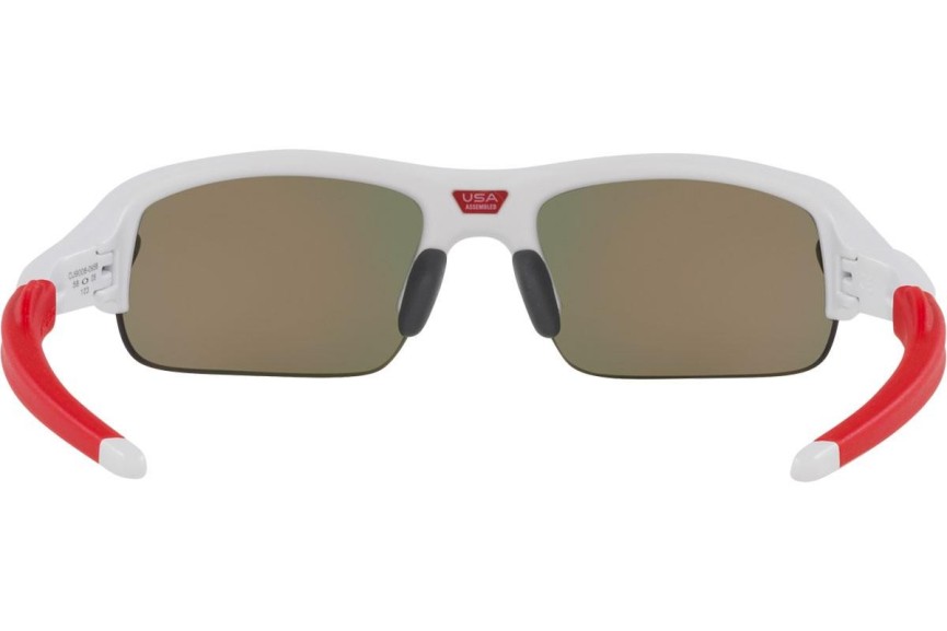 Sunčane naočale Oakley Flak XXS OJ9008-09 Pravokutan Bijeli