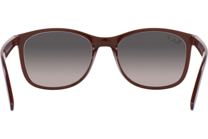 Sunčane naočale Ray-Ban RB4374 6601M3 Polarized Kvadratni Plavi