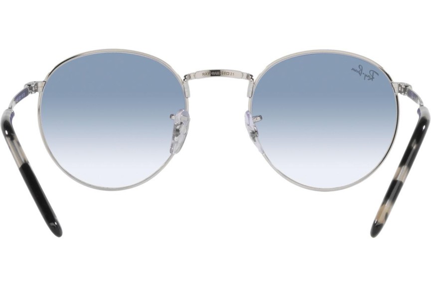 Sunčane naočale Ray-Ban New Round RB3637 003/3F Okrugao Srebrni