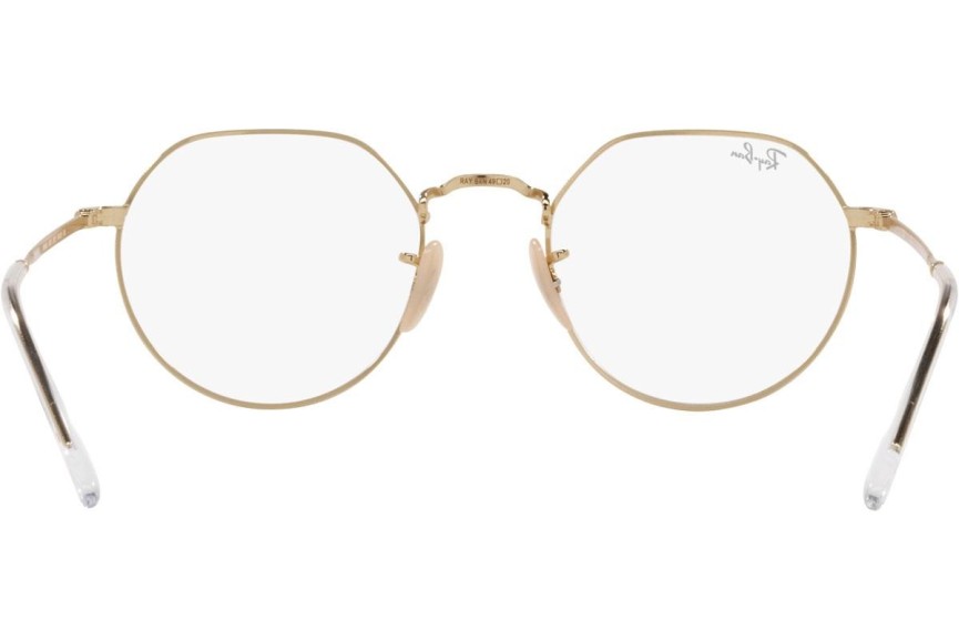 Naočale Ray-Ban Jack RX6465 3137 Okrugao Zlatni