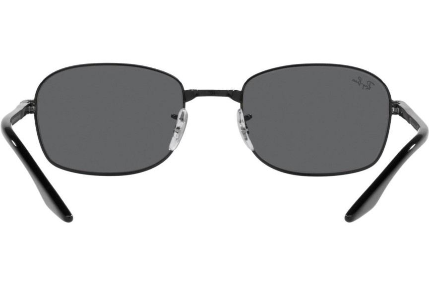 Sunčane naočale Ray-Ban RB3690 002/B1 Pravokutan Crni