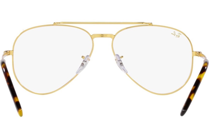 Naočale Ray-Ban New Aviator RX3625V 3086 Pilotski Zlatni