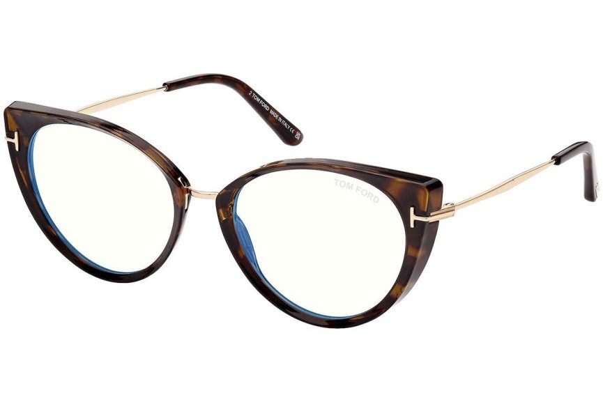 Naočale Tom Ford FT5815-B 052 Cat Eye Havana