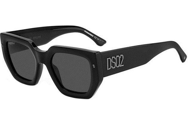 Sunčane naočale Dsquared2 D20031/S 807/IR Kvadratni Crni