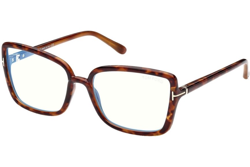 Naočale Tom Ford FT5813-B 055 Cat Eye Havana