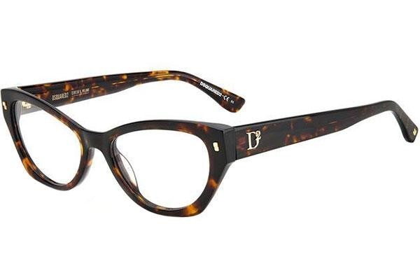 Naočale Dsquared2 D20043 086 Cat Eye Havana