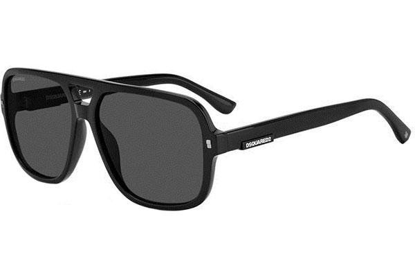 Sunčane naočale Dsquared2 D20003/S 807/IR Pilotski Crni