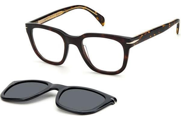 Naočale David Beckham DB7043/CS 086/M9 Polarized Kvadratni Havana