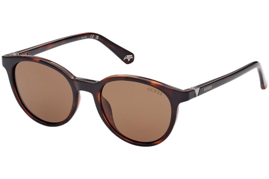 Sunčane naočale Guess GU5216 52H Polarized Okrugao Havana