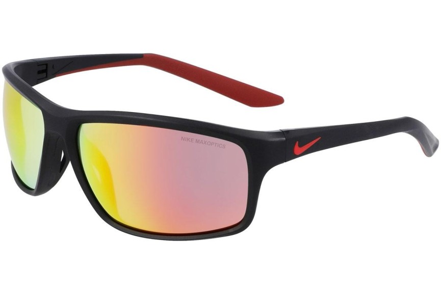 Sunčane naočale Nike Adrenaline 22 DV2155 010 Pravokutan Crni