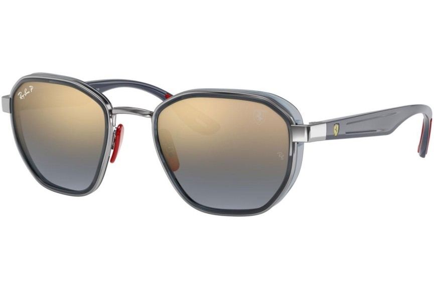 Sunčane naočale Ray-Ban Scuderia Ferrari Collection RB3674M F001J0 Polarized Kvadratni Srebrni