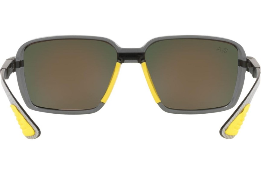 Sunčane naočale Ray-Ban Scuderia Ferrari Collection RB8360M F6726Q Pravokutan Sivi