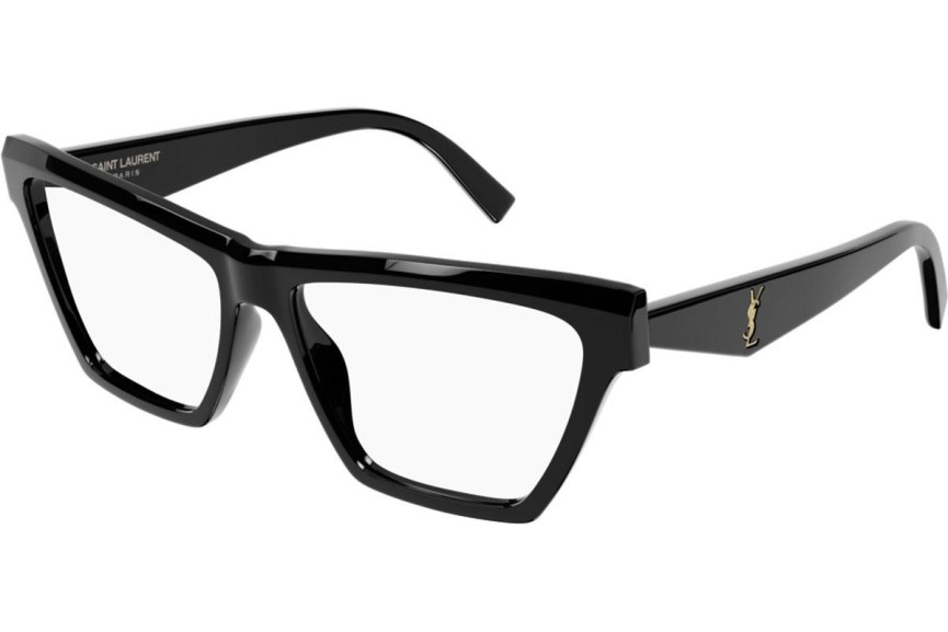 Naočale Saint Laurent SLM103OPT 001 Cat Eye Crni