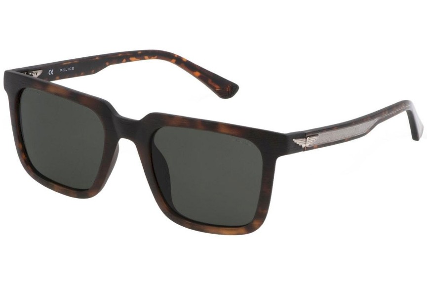 Sunčane naočale Police Ocean 1 SPLF15 Q72P Polarized Kvadratni Havana