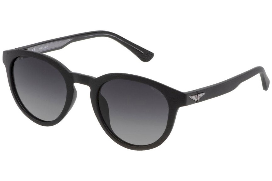 Sunčane naočale Police Ocean 2 SPLF16 GLAP Polarized Okrugao Crni