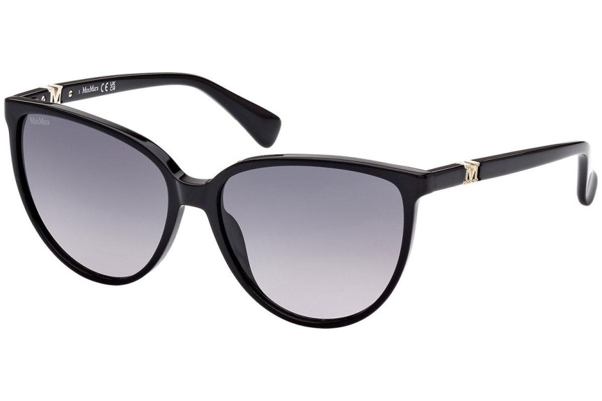 Sunčane naočale Max Mara MM0045 01B Cat Eye Crni