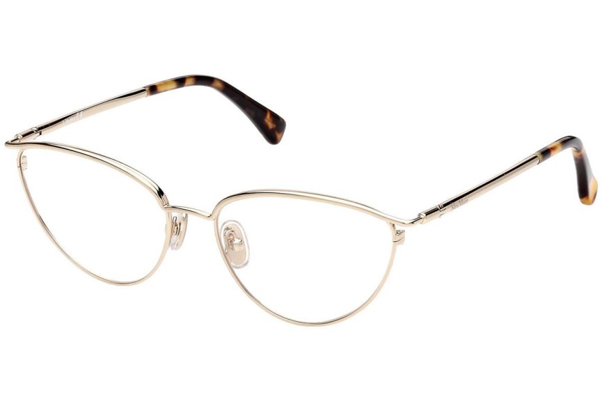 Naočale Max Mara MM5057 032 Cat Eye Zlatni