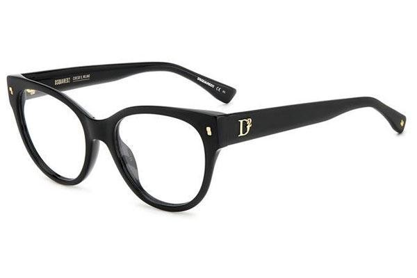 Naočale Dsquared2 D20069 807 Cat Eye Crni