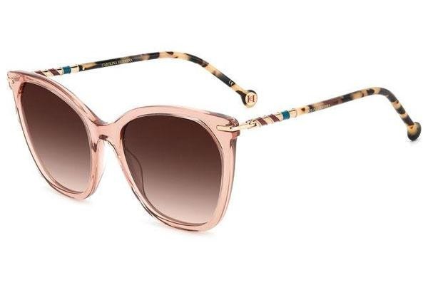 Sunčane naočale Carolina Herrera HER0091/S L93/HA Cat Eye Ružičasti