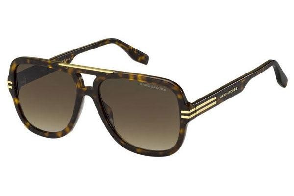 Sunčane naočale Marc Jacobs MARC637/S 086/HA Pilotski Havana