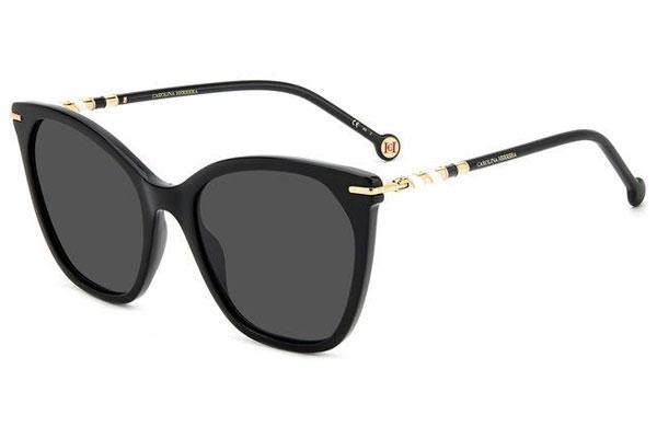 Sunčane naočale Carolina Herrera HER0091/S 807/IR Cat Eye Crni