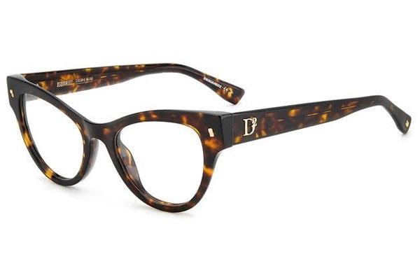 Naočale Dsquared2 D20070 086 Cat Eye Havana