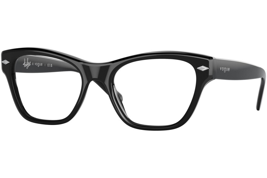 Naočale Vogue Eyewear VO5446 W44 Cat Eye Crni