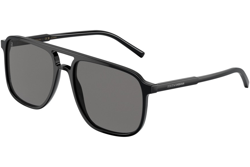 Sunčane naočale Dolce & Gabbana DG4423 501/81 Polarized Pilotski Crni