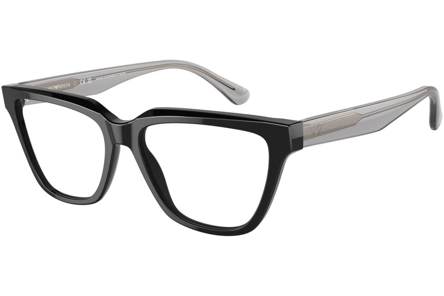 Naočale Emporio Armani EA3208 5017 Cat Eye Crni