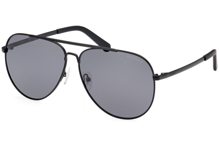 Sunčane naočale Guess GU00059 02D Polarized Pilotski Crni