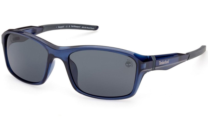 Sunčane naočale Timberland TB9293 90D Polarized Pravokutan Plavi