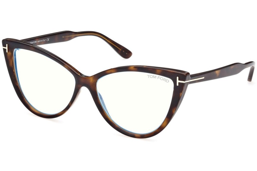 Naočale Tom Ford FT5843-B 052 Cat Eye Havana