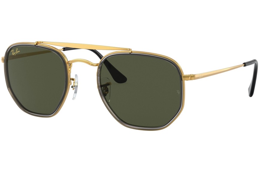 Sunčane naočale Ray-Ban The Marshal II RB3648M 923931 Kvadratni Zlatni