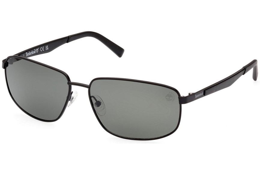 Sunčane naočale Timberland TB9300 02R Polarized Pravokutan Crni