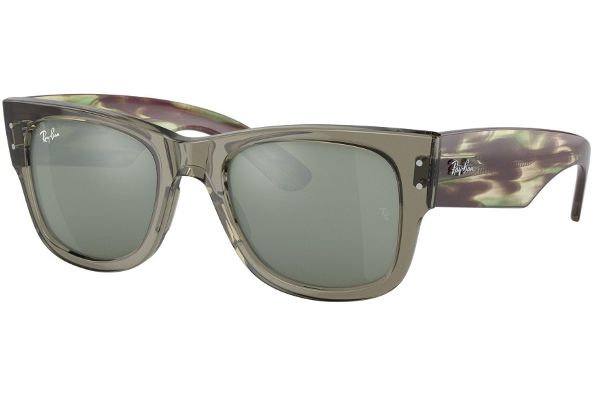 Sunčane naočale Ray-Ban Mega Wayfarer RB0840S 66355C Kvadratni Zeleni