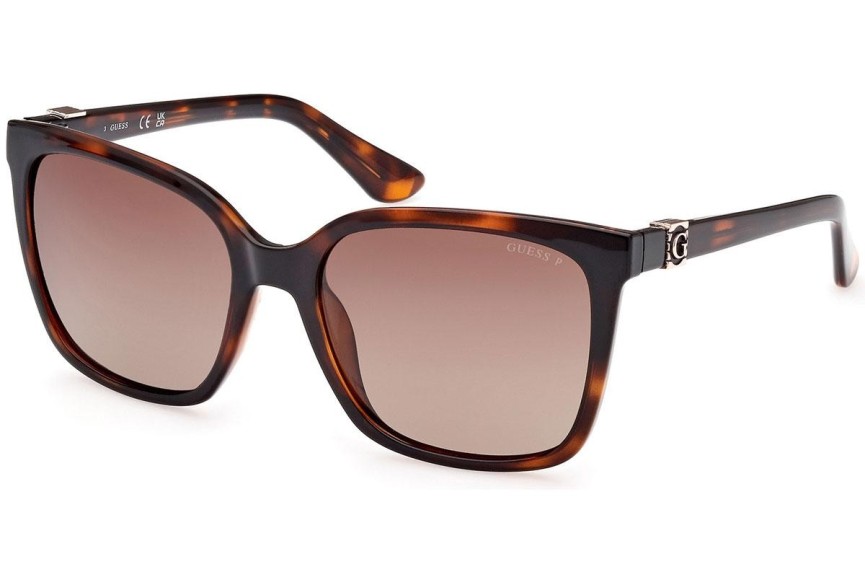 Sunčane naočale Guess GU7865 52H Polarized Kvadratni Havana