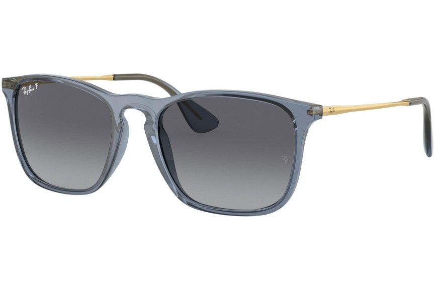 Sunčane naočale Ray-Ban Chris RB4187 6592T3 Polarized Kvadratni Plavi