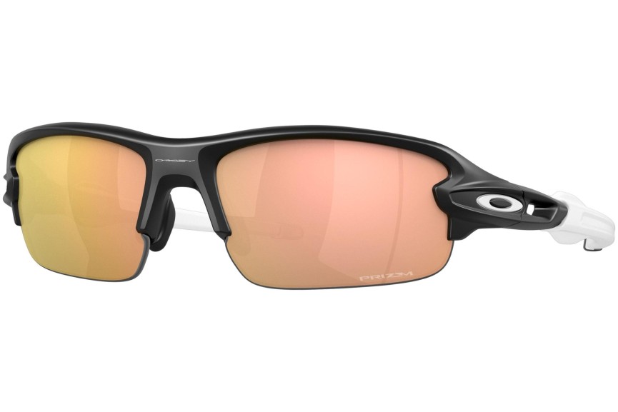 Sunčane naočale Oakley Flak XXS OJ9008-12 Pravokutan Crni