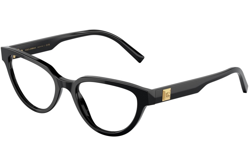 Naočale Dolce & Gabbana DG3358 501 Cat Eye Crni