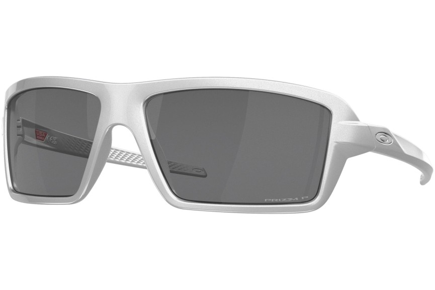 Sunčane naočale Oakley Cables X-Silver Collection OO9129-12 Polarized Pravokutan Srebrni